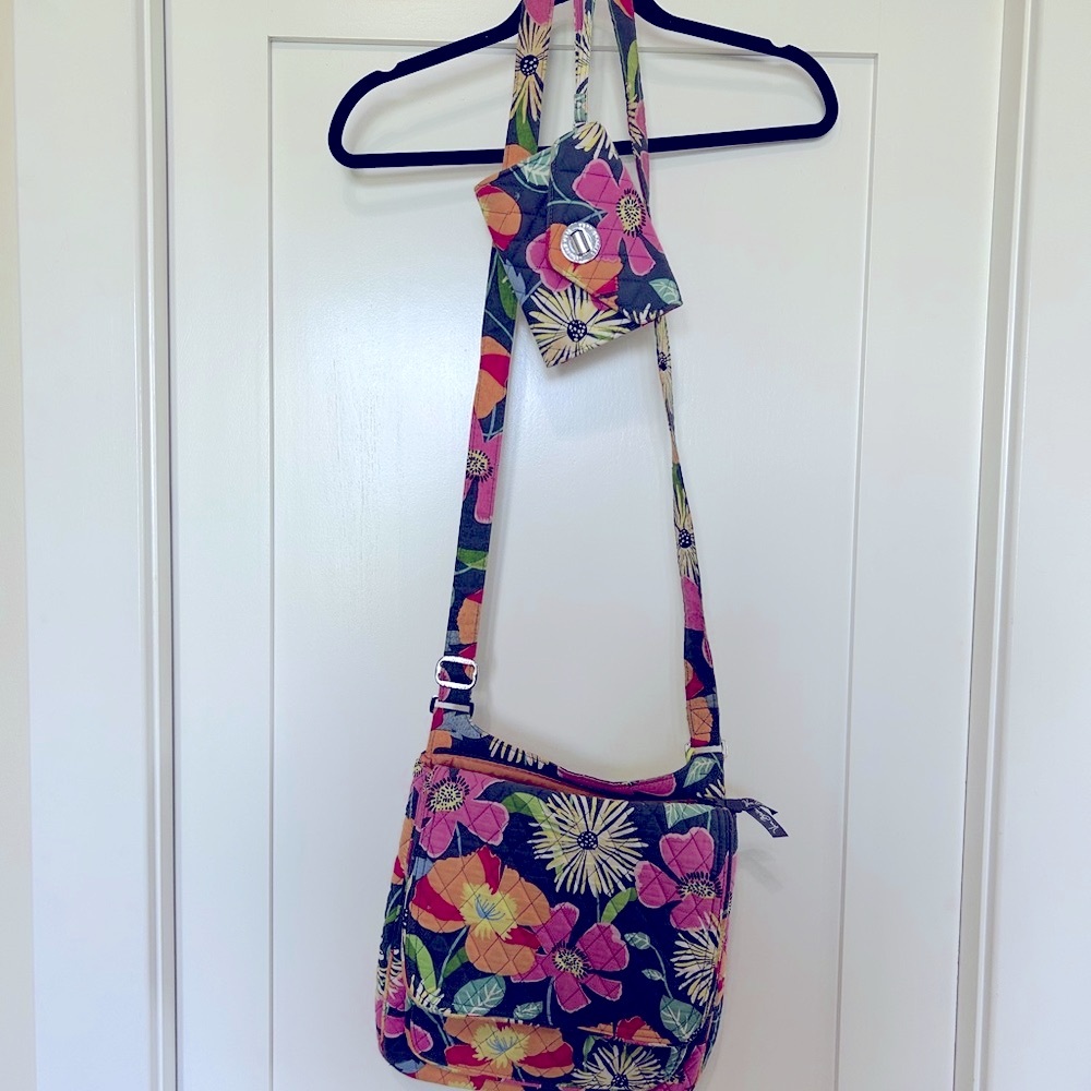 Vera Bradley crossbody Bag with Matching wallet